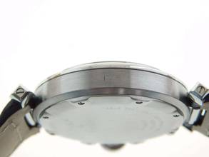 Thumbnail von Cartier Pasha C Automatik 35 mm Herrenuhr mit Krokoband im Top Zustand schwarzes Zifferblatt Neu Zustand