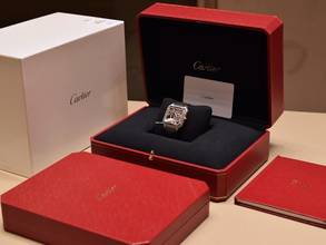 Thumbnail von Cartier Santos Dumont Skeleton Large Micro-rotor New 2024