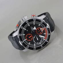 Mühle Glashütte S.A.R. Pilot Chronograph Full Set new rubber strap top condition