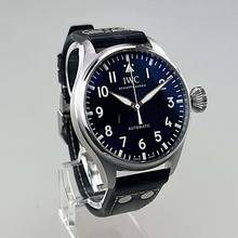 Thumbnail von IWC Big Pilot's Watch 43 EK 03/2022 Steel Blue Dial Blue Leather Strap with EasX-Change System Full Set very well-maintained original condition (not polished)