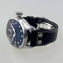 Thumbnail von IWC Big Pilot's Watch 43 EK 03/2022 Steel Blue Dial Blue Leather Strap with EasX-Change System Full Set very well-maintained original condition (not polished)