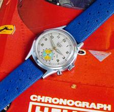 Thumbnail von Heuer MINT AND VERY RARE EARLY 50'S VINTAGE SOLUNAR TIDE WATCH