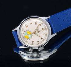 Thumbnail von Heuer MINT AND VERY RARE EARLY 50'S VINTAGE SOLUNAR TIDE WATCH