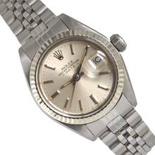  Rolex Oyster Perpetual Lady Date 6917 Ladies 26MM Soleil silver dial 1975 
