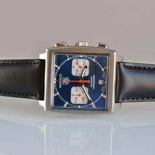 Thumbnail von TAG Heuer Monaco chronograph CW2113 Steve McQueen blue dial Full Set