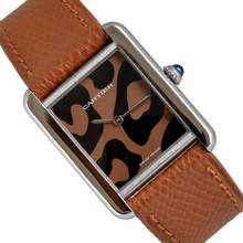  Cartier Tank Solo W5200015 Panthère Leopard dial very rare 