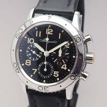  Breguet Type XX - XXI - XXII Chronograph Aeronaval 3800 Stahl/Leder 