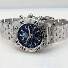 Thumbnail von Breitling Chronomat 44 Blue Impulse Limited Stahl/Stahl B+P +Breitling Serviced SUPER Full set
