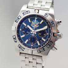 Thumbnail von Breitling Chronomat 44 Blue Impulse Limited Stahl/Stahl B+P +Breitling Serviced SUPER Full set