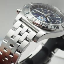 Thumbnail von Breitling Chronomat 44 Blue Impulse Limited Stahl/Stahl B+P +Breitling Serviced SUPER Full set