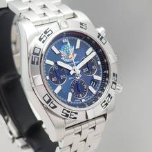 Thumbnail von Breitling Chronomat 44 Blue Impulse Limited Stahl/Stahl B+P +Breitling Serviced SUPER Full set