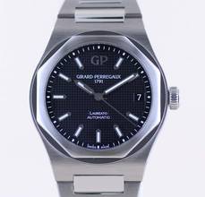  Girard Perregaux Laureato 42mm Black Dial Automatic Sports watch B+P Top 