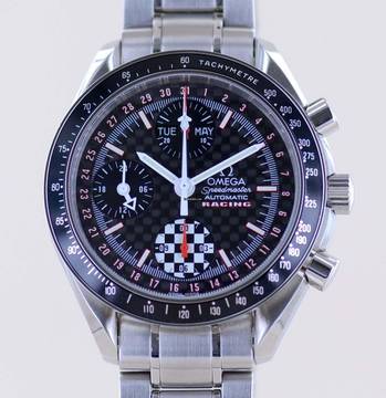  Omega Speedmaster Automatic Chronograph Triple Date Limited Racing Schumacher B+P 