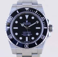  Rolex Submariner (No Date) 114060 No-Date Keramik Taucheruhr B+P Top NOS 