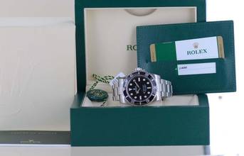 Thumbnail von Rolex Submariner (No Date) 114060 No-Date Keramik Taucheruhr B+P Top NOS