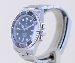Thumbnail von Rolex Submariner (No Date) 114060 No-Date Keramik Taucheruhr B+P Top NOS