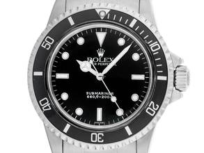 Thumbnail von Rolex Submariner (No Date) Bubble Ref.5513 1984 Box&Beschreibung sehr gut Vintage Submariner No Date Bubble