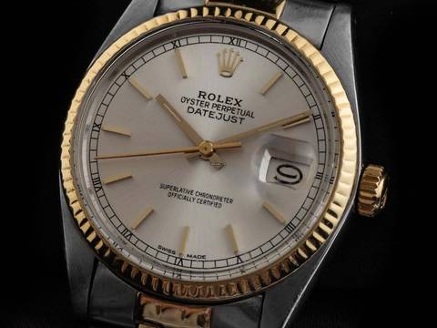  Rolex Datejust 36 Ref.16013 1987 Box&Beschreibung Original unpoliert Datejust open 6/9 