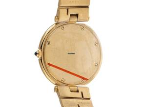 Thumbnail von Cartier Santos Ronde GM Großes Modell Ref.8191 1982 Box&Beschreibung wie Neu Vintage Santos Ronde GM Großes Modell 18kt Gelbgold 107g