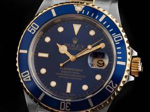 Thumbnail von Rolex Submariner Date Sultan Ref.16613 2003 Full Set gut Vintage Submariner Date