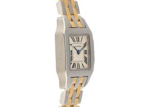 Thumbnail von Cartier Santos Demoiselle Lady Ref.2698 2009 Full Set sehr gut Vintage Santos Demoiselle Lady Two Tone