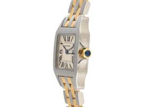 Thumbnail von Cartier Santos Demoiselle Lady Ref.2698 2009 Full Set sehr gut Vintage Santos Demoiselle Lady Two Tone