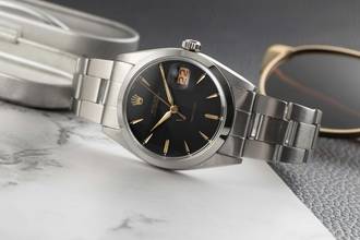 Thumbnail von Rolex Oysterdate Precision Handaufzug Edelstahl Herrenuhr Ref. 6694 Klassiker