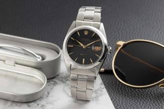  Rolex Oysterdate Precision Handaufzug Edelstahl Herrenuhr Ref. 6694 Klassiker 