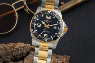 Thumbnail von Longines HydroConquest Hydro Conquest Stahl / PVD Automatik Herrenuhr Ref. L3.781.3.56.7 B&P