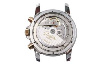 Thumbnail von Glashütte Original Chronograph Stahl / Gold Automatik Ref. 10-60-05-05-04 B&P 1995