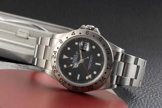 Thumbnail von Rolex Explorer II Black Dial Edelstahl Automatik Herrenuhr Ref 16570 Box A-Serie