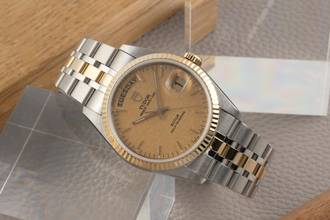 Thumbnail von Tudor Prince Date Day Oyster Prince Date Day Stahl / Gold Linen Dial Automatik Ref. 76213