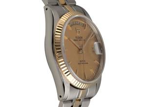 Thumbnail von Tudor Prince Date Day Oyster Prince Date Day Stahl / Gold Linen Dial Automatik Ref. 76213