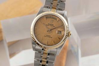 Thumbnail von Tudor Prince Date Day Oyster Prince Date Day Stahl / Gold Linen Dial Automatik Ref. 76213