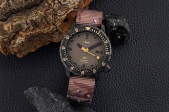  Sinn U1 Desert 1000M Diver Stahl Automatik Ref. 1010.025 U1-D B&P 2015 Limited 