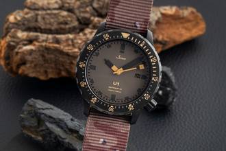 Thumbnail von Sinn U1 Desert 1000M Diver Stahl Automatik Ref. 1010.025 U1-D B&P 2015 Limited