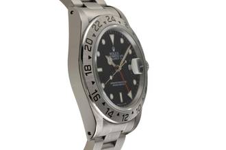 Thumbnail von Rolex Explorer II Black Dial Edelstahl Automatik Ref. 16570 B&P 1994 LC 100