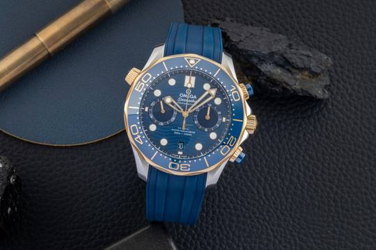  Omega Seamaster Diver 300 M Chronograph Stahl / Gold 210.22.44.51.03.001 
