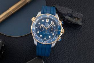  Omega Seamaster Diver 300 M Chronograph Stahl / Gold 210.22.44.51.03.001 