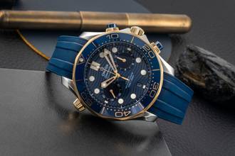 Thumbnail von Omega Seamaster Diver 300 M Chronograph Stahl / Gold 210.22.44.51.03.001