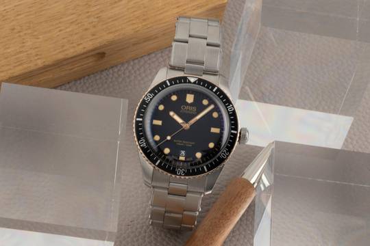  Oris Divers Sixty Five Stahl/Bronze Automatik Ref 01 733 7707 4354 Box & Papiere 