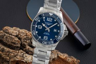  Longines HydroConquest Hydro Conquest Stahl Automatik Herrenuhr Ref. L3.782.4.96.6 B&P 2020 