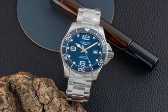 Thumbnail von Longines HydroConquest Hydro Conquest Stahl Automatik Herrenuhr Ref. L3.782.4.96.6 B&P 2020