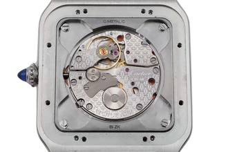 Thumbnail von Cartier Santos Dumont XL Stahl Handaufzug Herrenuhr Ref. W2SA0025 B&P Limited