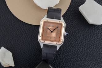 Thumbnail von Cartier Santos Dumont XL Stahl Handaufzug Herrenuhr Ref. W2SA0025 B&P Limited