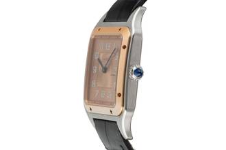 Thumbnail von Cartier Santos Dumont XL Stahl Handaufzug Herrenuhr Ref. W2SA0025 B&P Limited