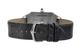 Thumbnail von Cartier Santos Dumont XL Stahl Handaufzug Herrenuhr Ref. W2SA0025 B&P Limited
