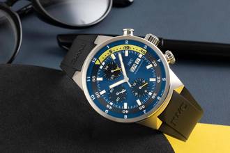 Thumbnail von IWC Aquatimer Chronograph Tribute to Calypso Stahl Automatik Herren Ref. IW378203 Papers