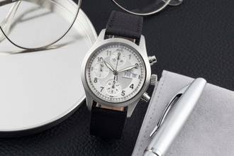 Thumbnail von IWC Fliegeruhr Spitfire Chronograph Fliegerchronograph Stahl Automatik Ref. IW370621 Klassiker