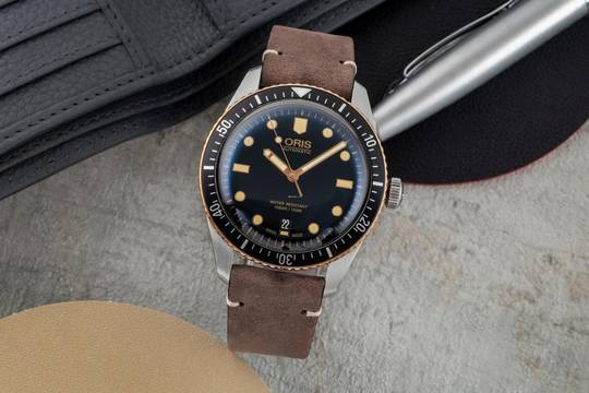  Oris Divers Sixty Five Stahl / Bronze Automatik Ref 01 733 7707 4354-07 5 20 55 